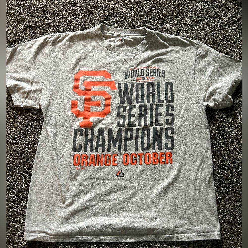 2014 sf giants World Series shirt.